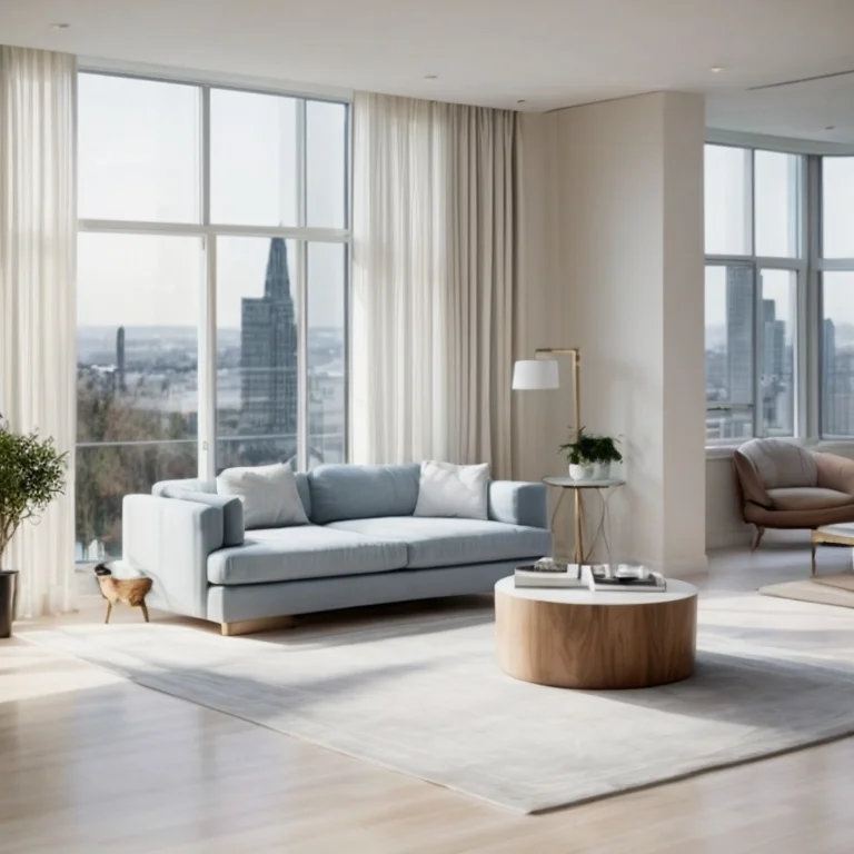 Luxuswohnzimmer mit Blick